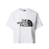 The North Face Womens Tee Easy Relaxed Cropped SS White