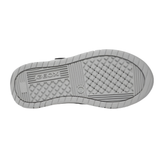 Geox boys' navy and white lace-up trainer