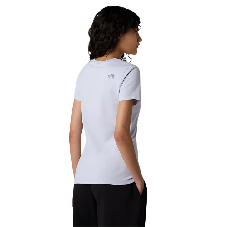 The North Face Womens Tee Easy SS Soft Purple/Twilight Galaxy