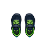 Geox boys' navy mesh lace-up trainer