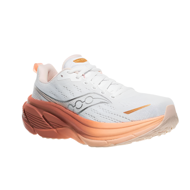 Saucony Womens Trainer Hurricane 25 White/Cameo