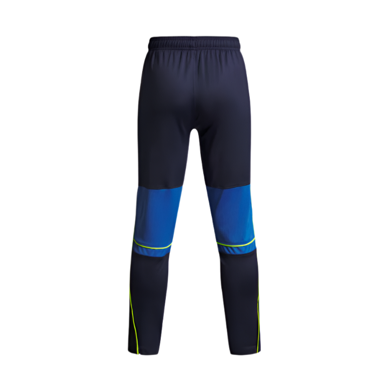 Under Armour Boys Pant Challenger Training Quarter Zip Washed Navy/High Vis Yellow