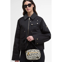 Barbour International Womens Boulevard Micro Crossbody Bag Jasmine Leopard