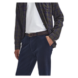 Barbour Mens Trousers Stretch Cord Tailored Navy