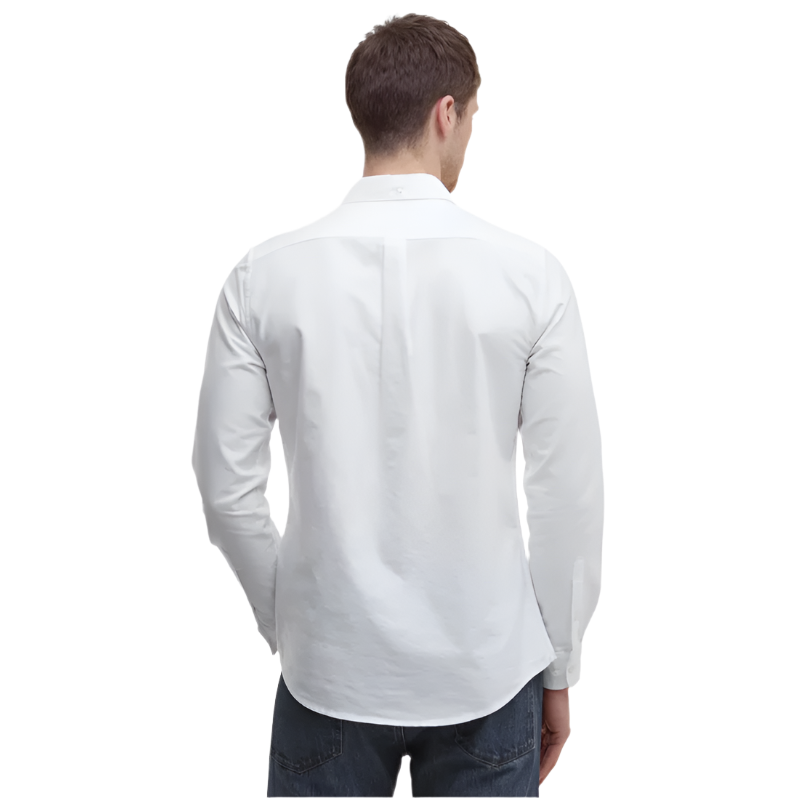 Barbour Mens Shirt Oxtown TF White