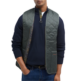 Barbour Mens Waistcoat Quilted/Zip-In Liner Olive/Classic