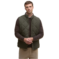 Barbour Mens Gilet Lowerdale Quilted Dark Olive