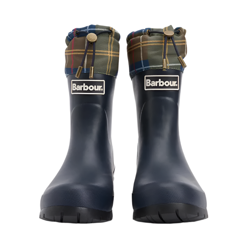 Barbour Womens Boots Mowbray Navy/Classic Tartan