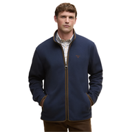 Barbour Mens Fleece Harwood Zip Thru Navy