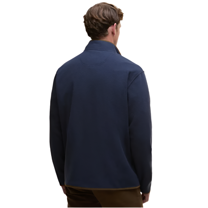 Barbour Mens Fleece Harwood Zip Thru Navy