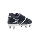 Gilbert women's black and white synthetic leather boot