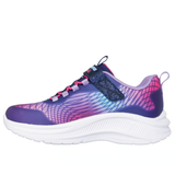 Skechers Girls Trainer S Lights Rainbow Cruisers Rainbow Reflection Navy/Multi