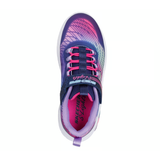 Skechers Girls Trainer S Lights Rainbow Cruisers Rainbow Reflection Navy/Multi