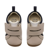 Clarks boys' leather pre-walker shoe with velcro
