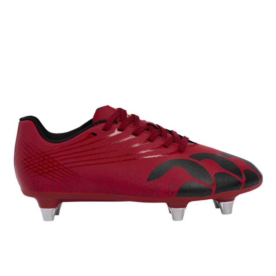 Canterbury Junior Rugby Boot Stampede Groundbreak Team SG RED