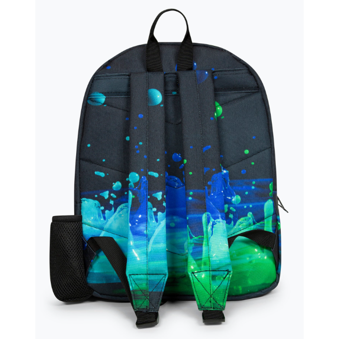 Hype kids' black 3D droplets backpack