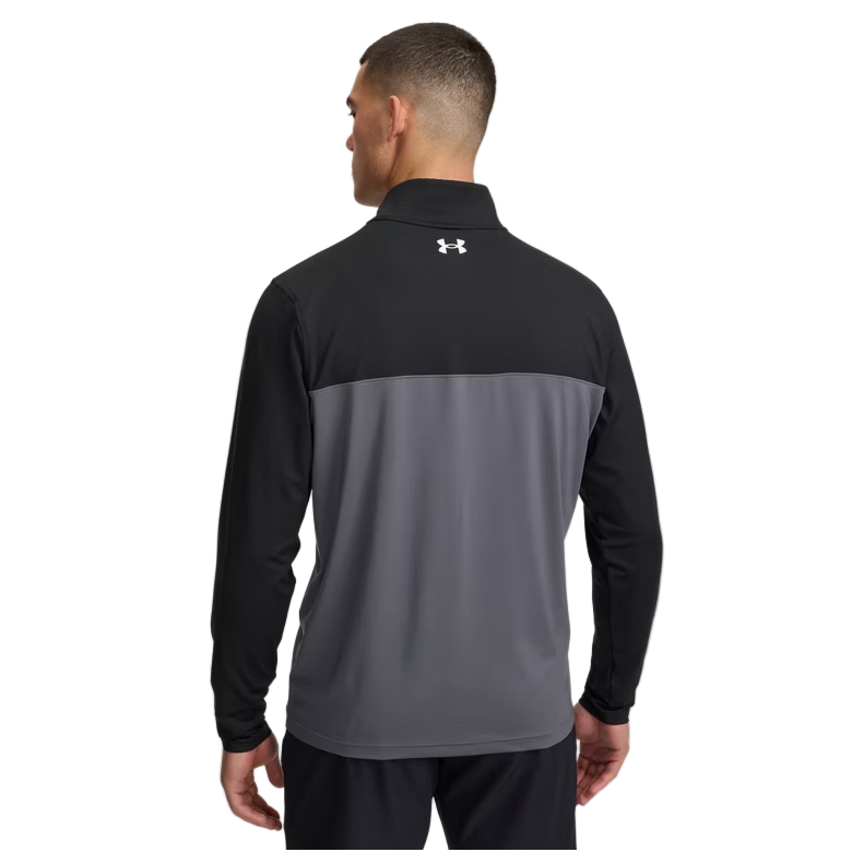 Under Armour Mens  Top ¼ Zip T2GBlack/Castlerock/White
