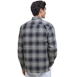 Barbour International Mens Shirt Hall Check Cool Blue