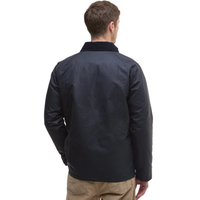 Barbour Mens Wax Jacket Ambleside Navy/Tartan