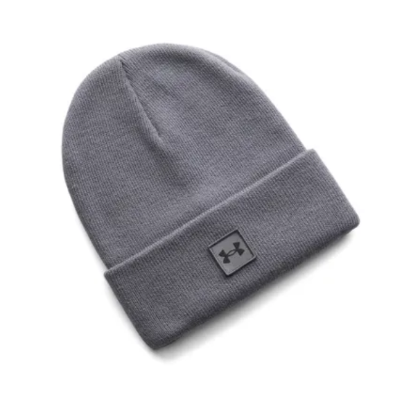 Under Armour Adult Unisex Beanie UA Halftime Cuff Castlerock/Black