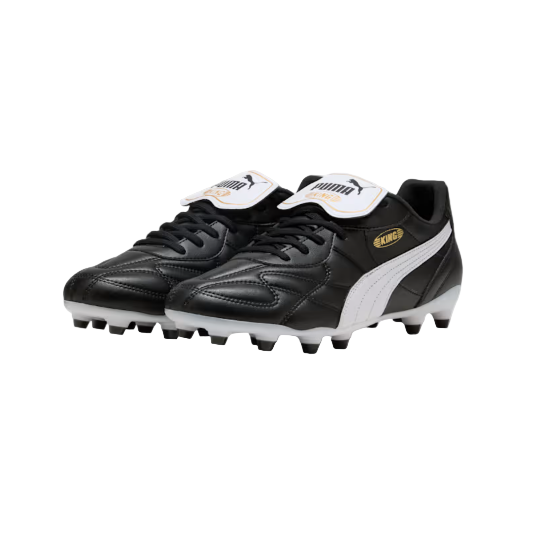 Puma Adults Football Boot King Top FG/AG Puma Black/Puma White/Puma Gold