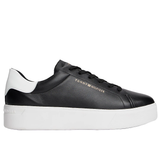 Tommy Hilfiger Womens Trainer Chic Platform Cupsole Patent Black
