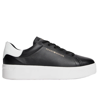 Tommy Hilfiger Womens Trainer Chic Platform Cupsole Patent Black