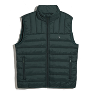 Farah Mens Arsenal Wadded Gilet Pine