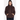 Skechers women's coffee brown sherpa fleece zip-up jacket with high neck