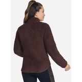 Skechers Womans Skech-Sherpa Jacket Coffee