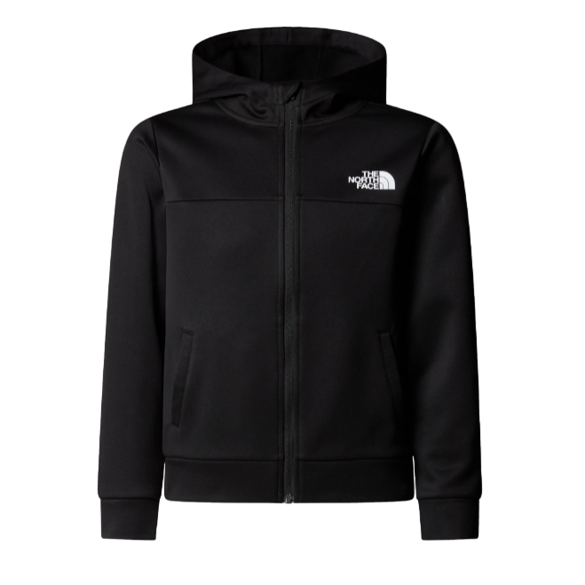 The North Face Boys Hoodie Reaxion Full Zip TNF Black