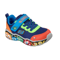 Skechers Boys Trainer Play Scene Monster Mania Navy Multi