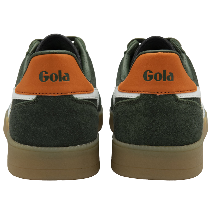 Gola Mens Shoe Viper Khaki/White/Moody Orange/Gum