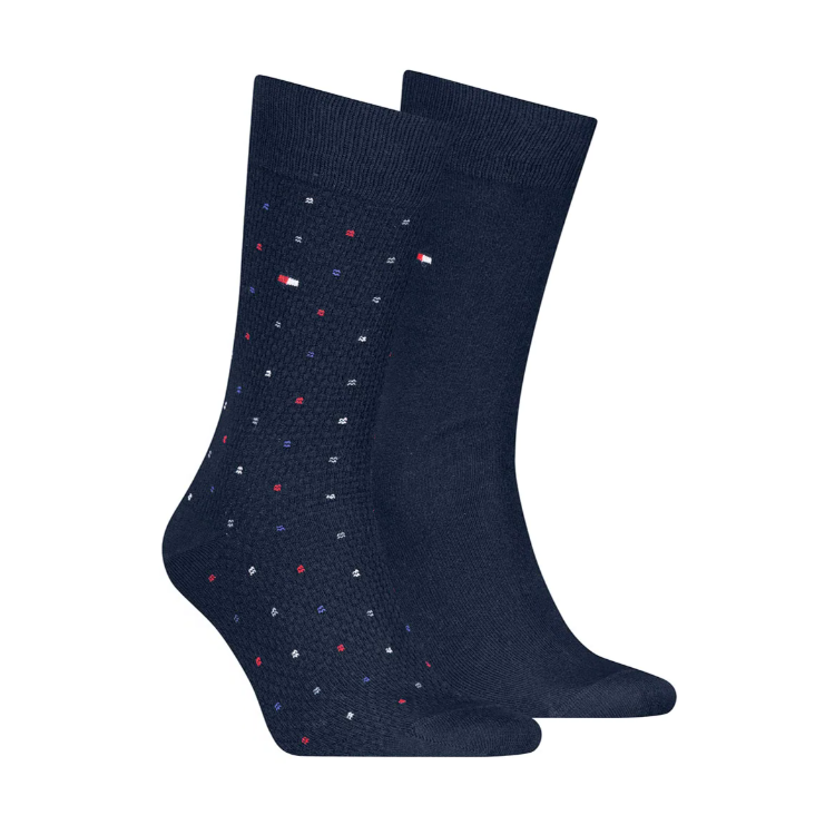 Tommy Hilfiger Mens Socks 2 Pairs Navy