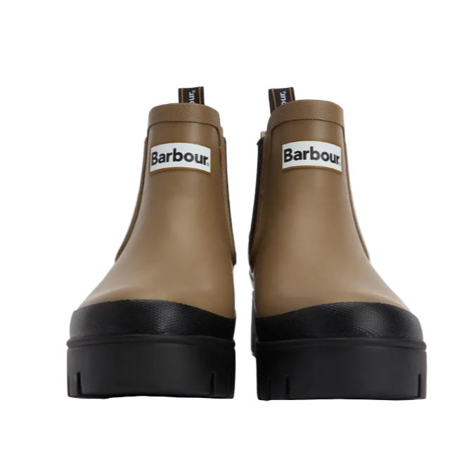 Barbour Womens Wellington Halton Military Brown/Black