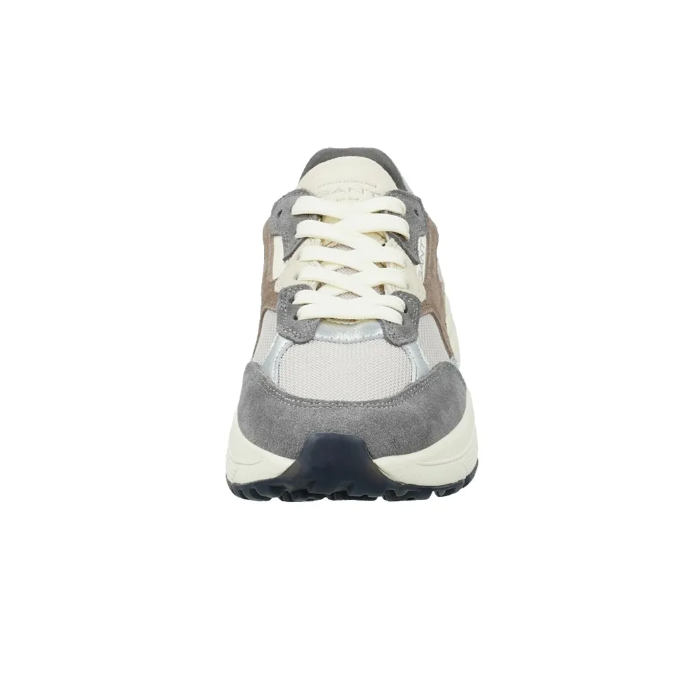 Gant women's grey suede lace-up trainer