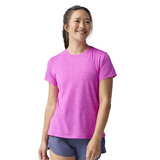 Brooks Womens T-shirt Luxe SS Htr Magenta - 221659 512
