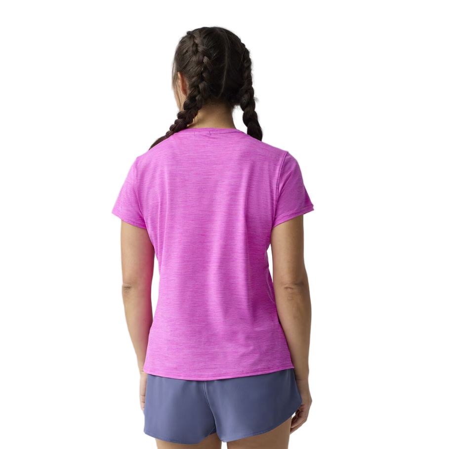 Brooks Womens T-shirt Luxe SS Htr Magenta - 221659 512