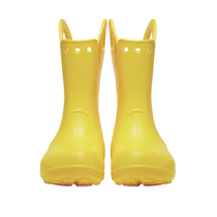 Crocs Kids Rain Boots Handle It Yellow