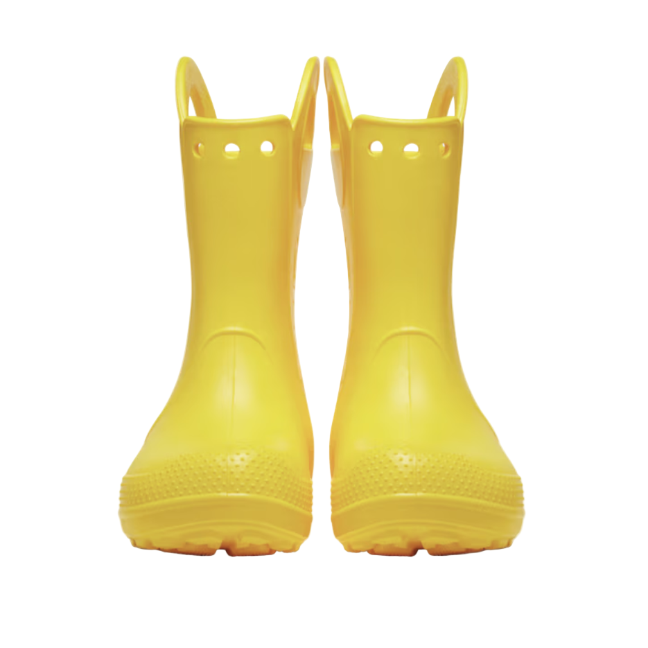 Crocs Kids Rain Boots Handle It Yellow