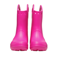 Crocs girls' pink boot