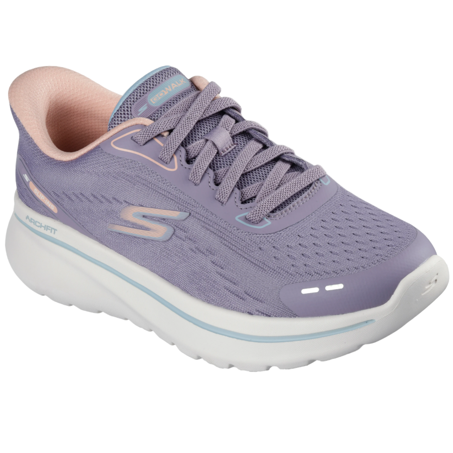Skechers Womens Trainer Go Walk Arch Fit N-Joy Mauve