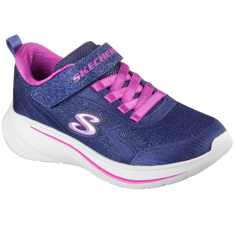 Skechers Girls Trainer Wave 92 Navy