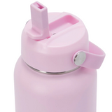 Gym+Coffee Womens Water Bottle Hydrate 1L Cotton Candy