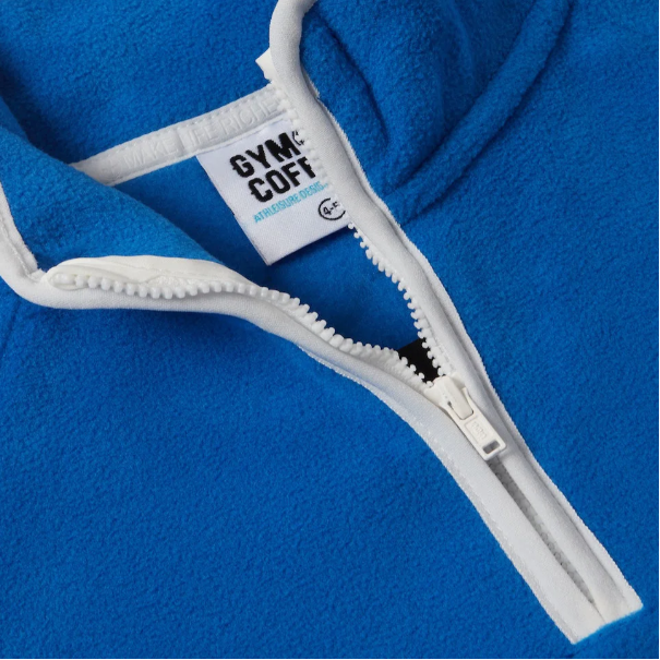 Gym+Coffee Kids Fleece Polar Azure Blue