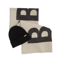 Barbour International women's black beanie