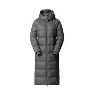 The North Face Womens Coat Hydrenalite City Long Down Hooded Parka Smoked Pearl