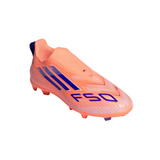 Adidas Junior Football Boots F50 League LL FG/MG J Beam Orange/Lucid Blue/Cloud White