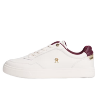 Tommy Hilfiger Womens Trainer Elevated Court Sneaker YBH Ancient White