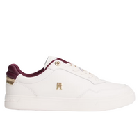 Tommy Hilfiger Womens Trainer Elevated Court Sneaker YBH Ancient White